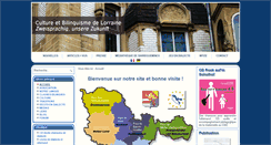 Desktop Screenshot of culture-bilinguisme-lorraine.org